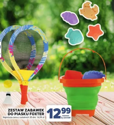 Zestaw zabawek do piasku Foxter promocja w Stokrotka