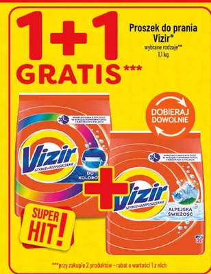 Proszek do prania Vizir promocja w POLOmarket