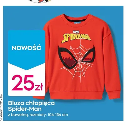 Bluza chłopięca Spider-Man promocja w Pepco
