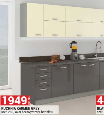 Kuchnia Karmen Grey promocja w Merkury Market