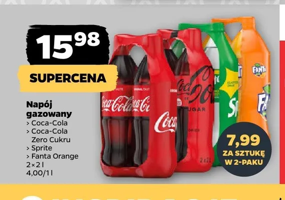 Napój gazowany Coca-Cola promocja w Netto