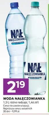 Woda gazowana Nałęczowianka delikatnie promocja w Stokrotka