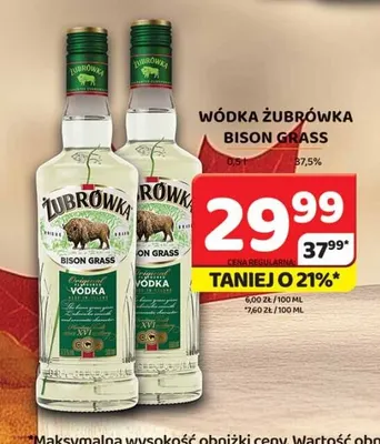 Wódka Żubrówka Bison Grass promocja w Delfin