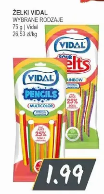 Żelki Vidal promocja w Słoneczko