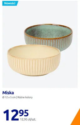 Miska Ø 12x5cm promocja w Action