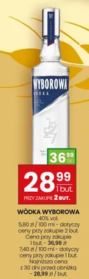 Wódka Wyborowa 40% vol. promocja w Twój Market