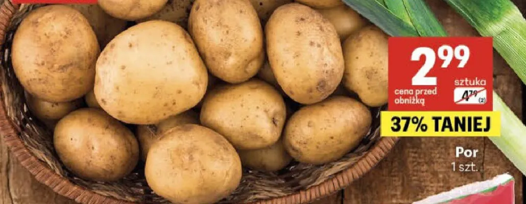 Ziemniaki promocja w Delikatesy Centrum