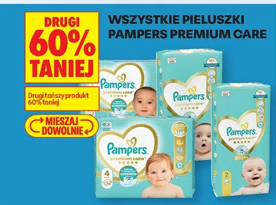Pieluchy Pampers Premium Care promocja w Biedronka