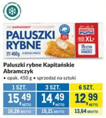 Paluszki rybne Kapitańskie Abramczyk promocja w Makro