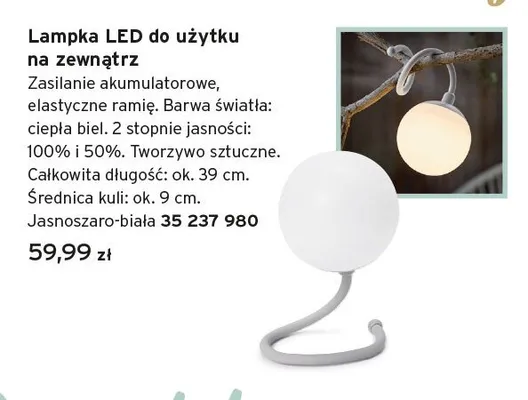 Lampka LED do użytku na zewnątrz Tchibo promocja w Tchibo