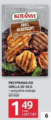 Przyprawa do grilla klasyczna Kotanyi wszystkie rodzaje promocja w Selgros