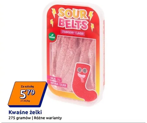 Żelki kwaśne promocja w Action