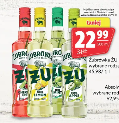Żubrówka ŻU Sour Lemon promocja w Prim Market