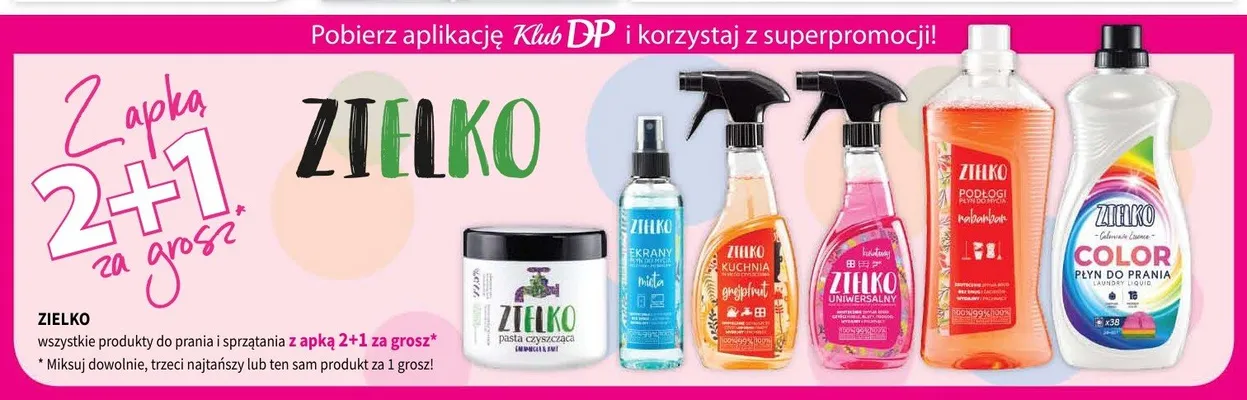 Płyn uniwersalny Zielko promocja w Drogerie Polskie