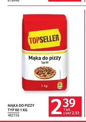 Mąka do pizzy Topseller typ 00 promocja w Selgros
