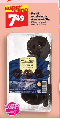 Pierniki w czekoladzie Amartone promocja w TOPAZ