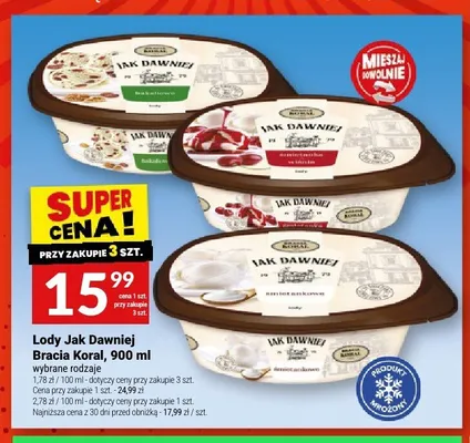 Lody Jak Dawniej Bracia Koral promocja w Twój Market