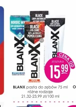 Pasta do zębów BlanX promocja w Drogerie Jasmin