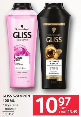 Szampon GLISS 400 ML promocja w Selgros