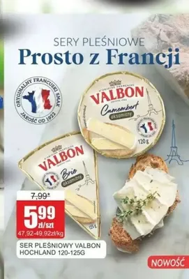 Ser pleśniowy Valbon Brie promocja w Bingo