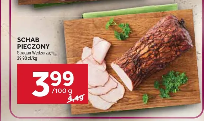 Schab pieczony Stragan Wędzarza promocja w Stokrotka