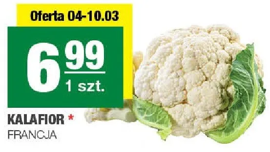 Kalafior promocja w SPAR