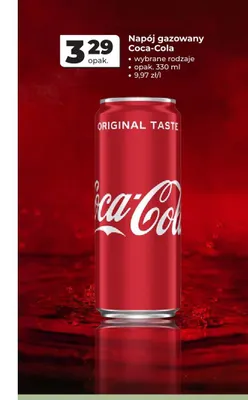 Napój gazowany Coca-Cola promocja w Odido