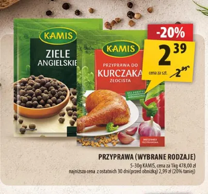 Ziele angielskie Kamis promocja w Arhelan
