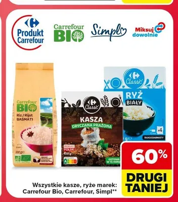 Ryż biały Carrefour Classic promocja w Carrefour
