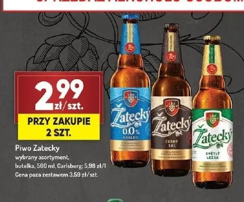 Piwo Žatecký Černý promocja w Avita