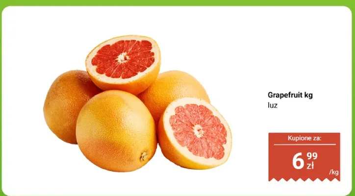 Grapefruit luz promocja w Dino