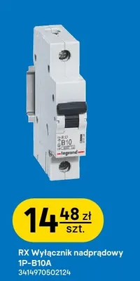 Rx Wyłącznik nadprądowy 1P-B10A Legrand promocja w Castorama
