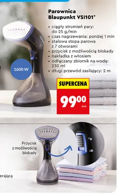 Parownica Blaupunkt VSI101 promocja w Biedronka
