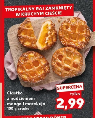 Ciastko z nadzieniem mango i marakuja promocja w Kaufland