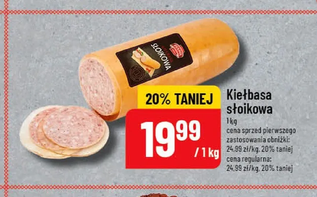 Kiełbasa słoikowa Pekpol promocja w POLOmarket