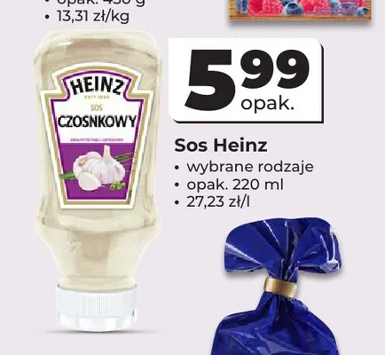 Sos czosnkowy Heinz promocja w Odido