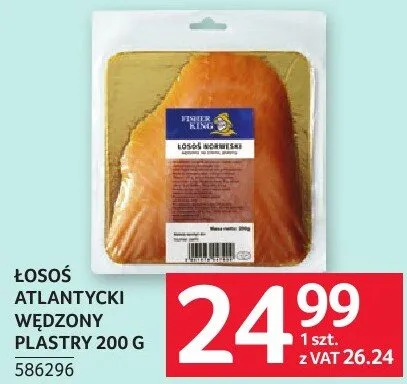 Łosoś atlantycki wędzony plastry Morpol 200 g promocja w Selgros
