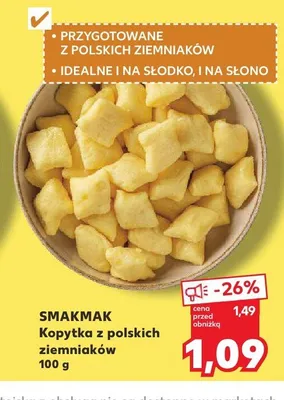 Kopytka z polskich ziemniaków SMAKMAK promocja w Kaufland