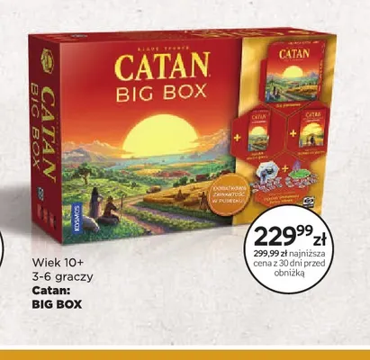 Gra planszowa Catan Big Box promocja w Empik