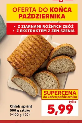Chleb sprint promocja w Kaufland