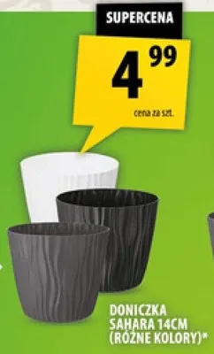 Doniczka Sahara 14cm (różne kolory) promocja w Arhelan