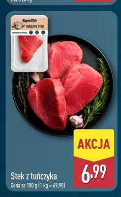 Stek z tuńczyka SuperFish promocja w Aldi