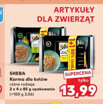 Karma dla kotów Sheba 8-pak promocja w Kaufland