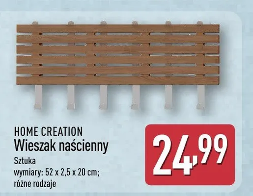 Wieszak naścienny różne rodzaje promocja w Aldi