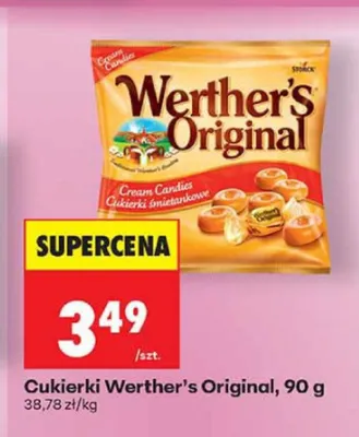 Cukierki Werther's Original promocja w Biedronka