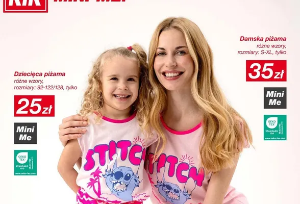 Piżama dziecięca różne wzory promocja w KiK