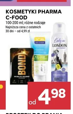 Kosmetyki Pharma C-Food promocja w Stokrotka