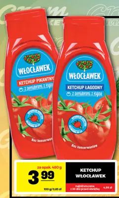 Ketchup pikantny Włocławek promocja w Gram Market