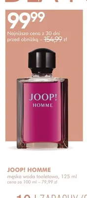 Męska woda toaletowa Joop! Homme promocja w Super-Pharm