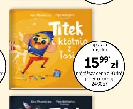 Książka Titek i kłótnia z Tosią promocja w Empik
